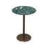 Green Marble and Abalone Shell Accent Table